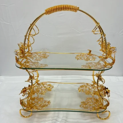 Luxury Golden Serving Stand