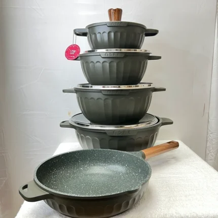 luxury non stick granite cooking pot