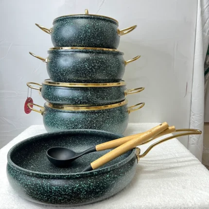 luxury non stick granite cooking pot