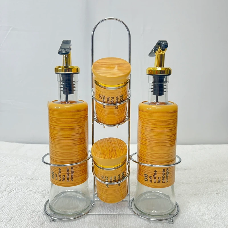 29 Luxury Golden Oil and Vinegar Set