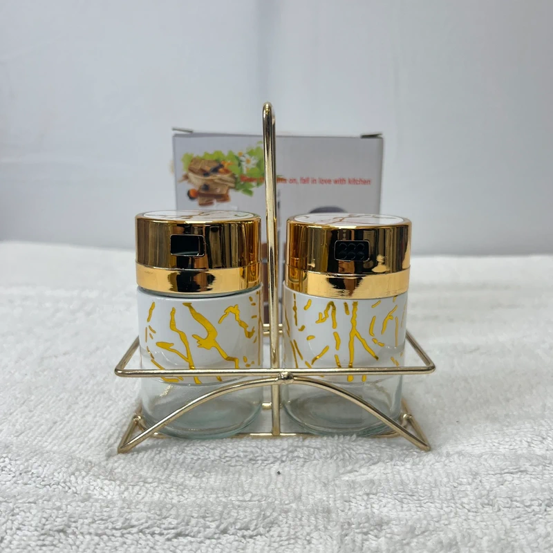 Luxury Golden Salt and Pepper Set