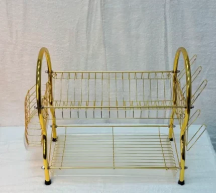 Luxury Gold 2-Tier Rack
