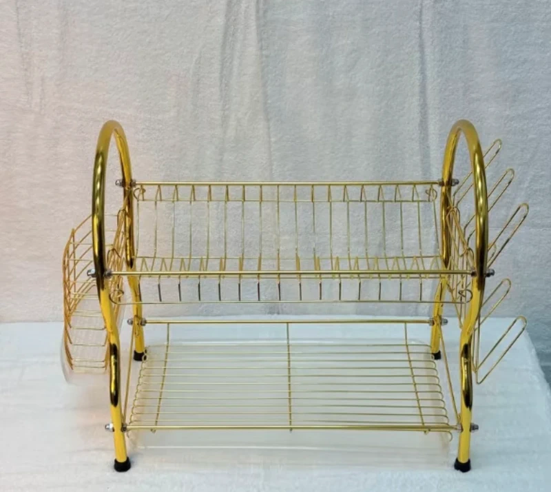 Luxury Gold 2-Tier Rack