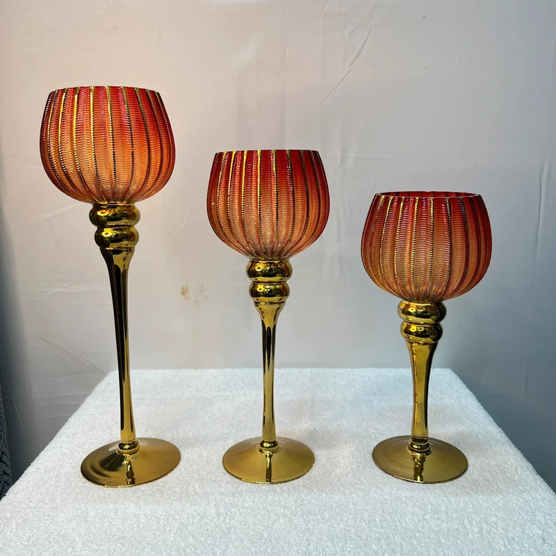 luxury set of 3 big sizes glass