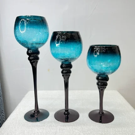luxury set of 3 sizes candle stand
