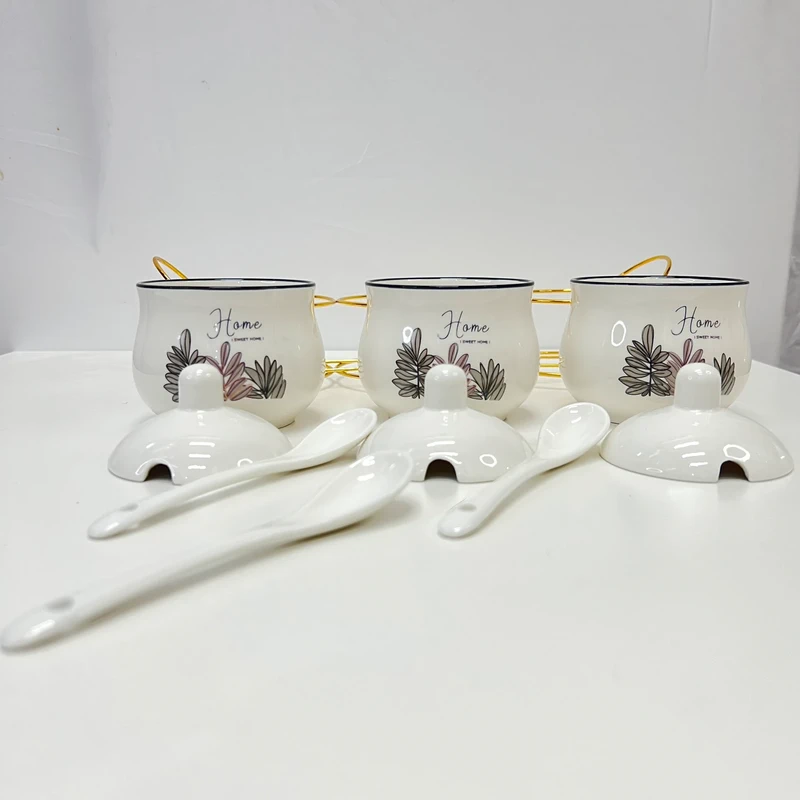 Luxury Ceramic Jars with Stand