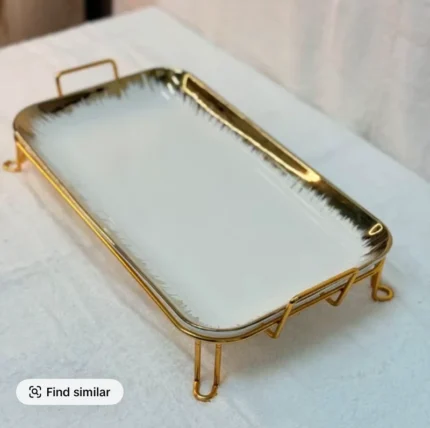 Luxury Ceramic Serving Tray