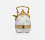 Luxury White Marble Teapot