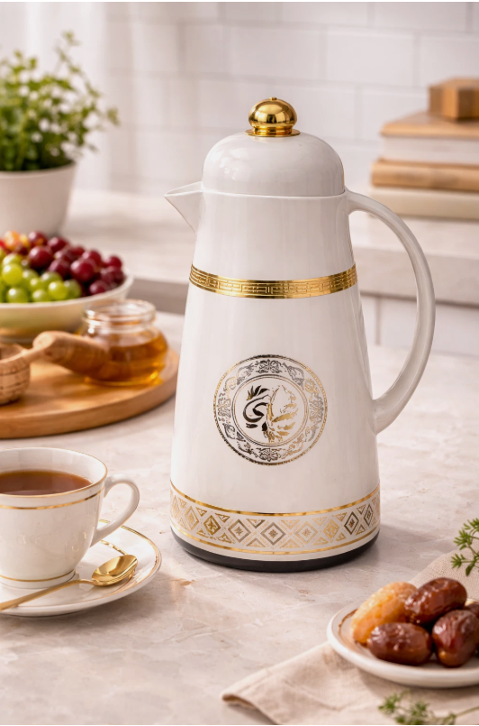 Luxury Cream Coffee Flask