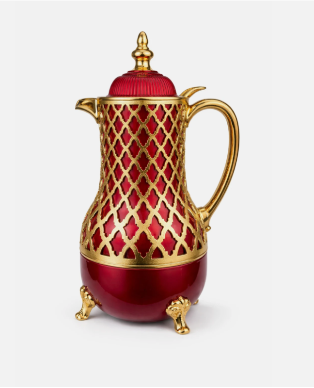 Luxury Burgundy Coffee Flask