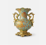 Tuscan Blue Porcelain Vase