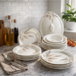 Luxury 27PCS Melamine Dinnerware