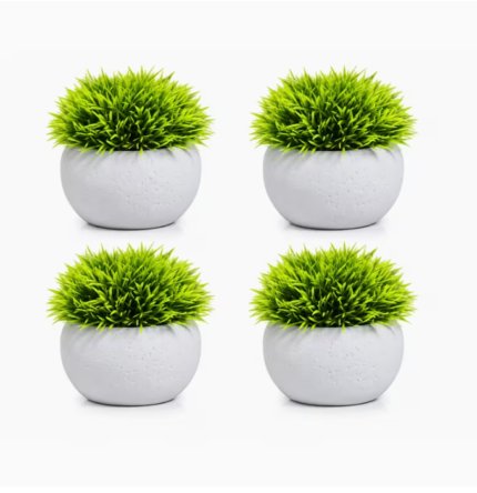 Artificial Grass Plant Pots