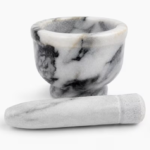 Marble Mortar & Pestle Set