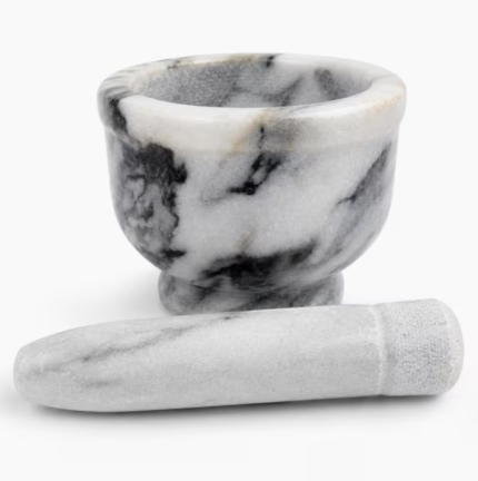 Marble Mortar & Pestle Set