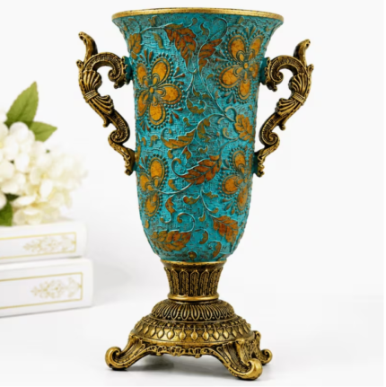 Floral Pattern Decorative Vase