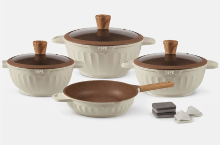 11 Piece Granite Cookware Set
