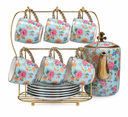Luxury Floral Tea Set