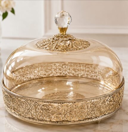 Gold Dessert Serving Tray