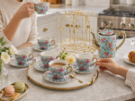 Luxury Floral Tea Set