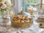 Gold Dessert Serving Tray