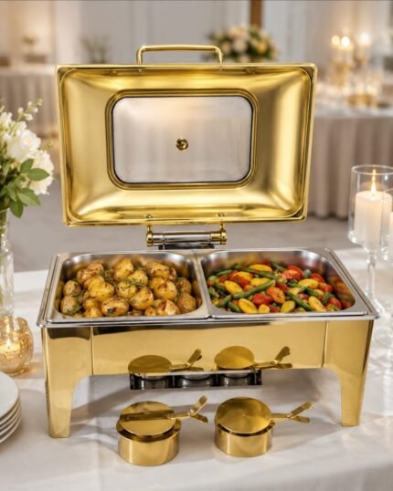 9L Silver Stainless Steel Chafing Dish