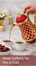 Luxury Burgundy Coffee Flask