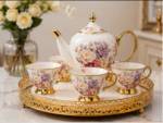 Luxury Floral Tea Set