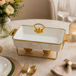 Ceramic Chafing Dish Set