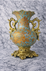 Tuscan Blue Porcelain Vase