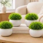 Artificial Grass Plant Pots