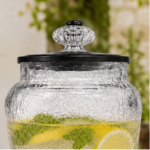 Clear Crackle Effect Drink Dispenser