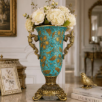 Floral Pattern Decorative Vase