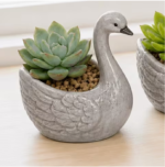 Swan Planter Pots Set