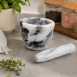 Marble Mortar & Pestle Set
