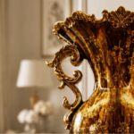 Amber Gold Decorative Vase