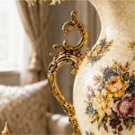 Antique Style Floral Vase