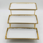 3 Tier Ceramic Dessert Stand
