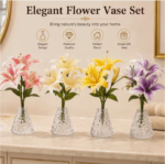 Decorative Glass Vase Set