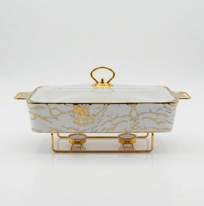 j Ceramic Chafing Dish