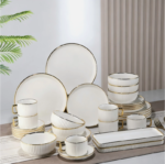 Luxury 32 Piece Porcelain Dinnerware