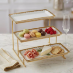 3 Tier Ceramic Dessert Stand
