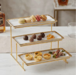 3 Tier Ceramic Dessert Stand