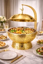 Gold Chafing Dish Stainless Steel