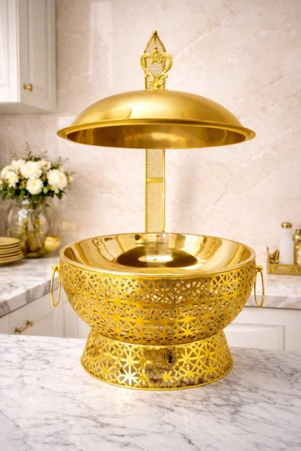 Gold Chafing Dish Stainless Steel