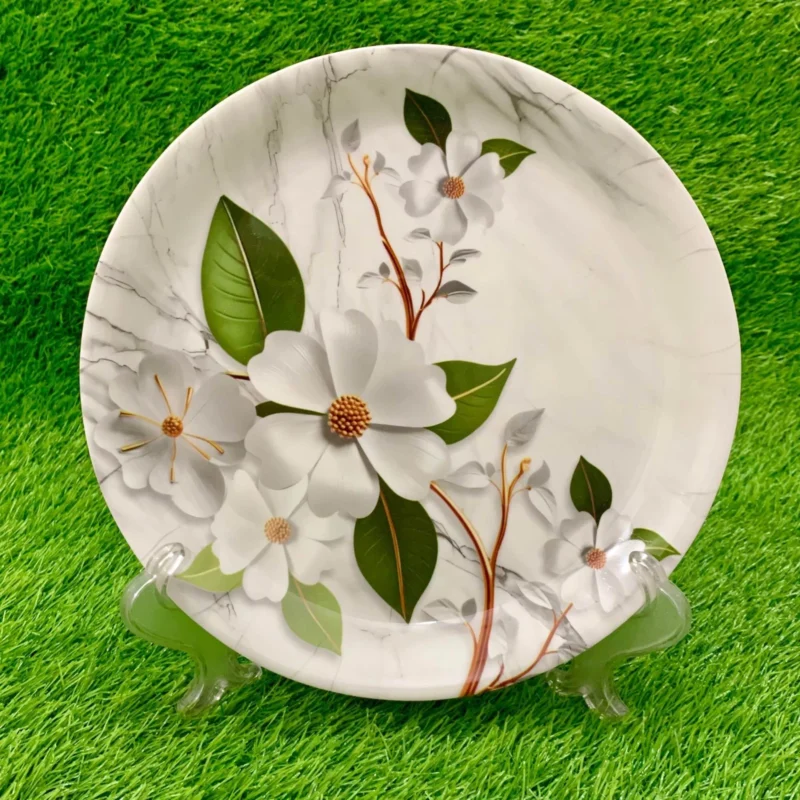Botanical Melamine Dinner Plates