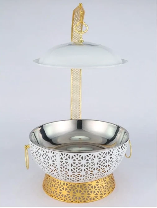 8L White Chafing Dish Buffet Server