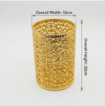 Gold Stainless Steel Utensil Holder