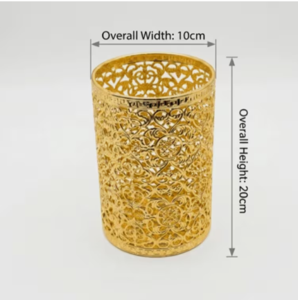Gold Stainless Steel Utensil Holder