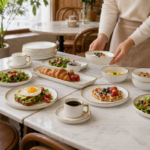 Luxury 32 Piece Porcelain Dinnerware